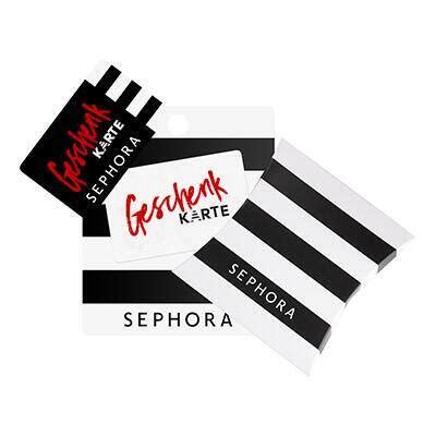 sephora e geschenkkarte.